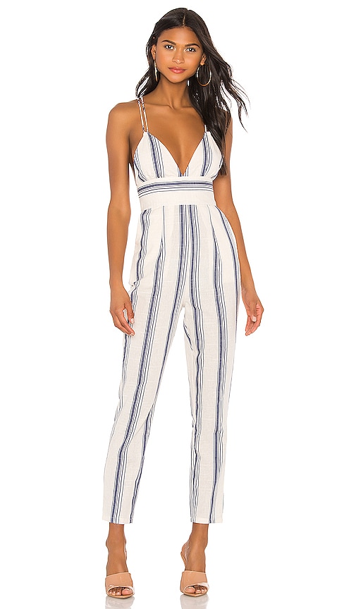 Evaline Stripe Jumpsuit