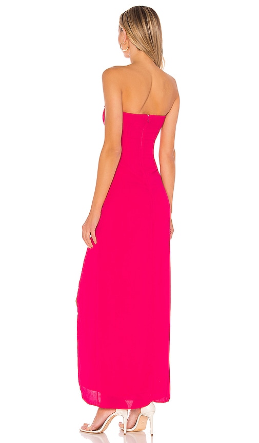  Superdown Trägerloses Kleid Asher In Pink. Größe S. Also In Xs. 