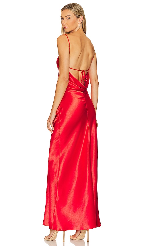 Superdown Lanthea Maxi Dress In Red