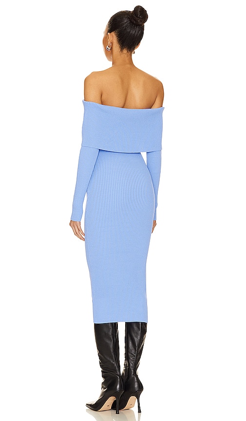  Superdown Midi-kleid Loraine In Blue. Größe S. Also In Xs. 