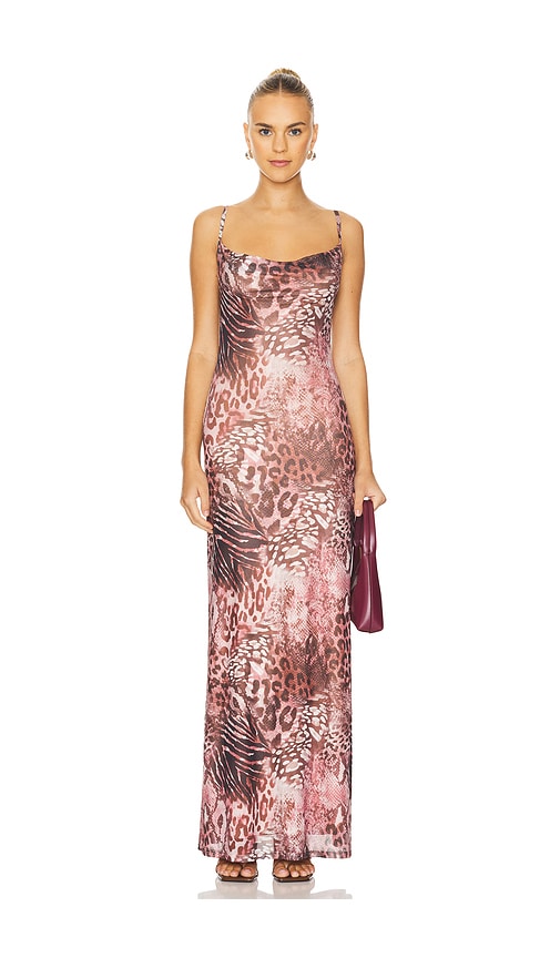 Shop Superdown Jianna Maxi Dress In Mauve