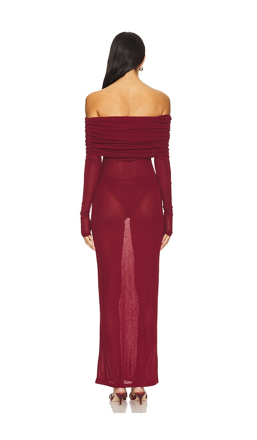  Superdown Abendkleid Chantal In Burgundy. Größe Xs. Also In S, M, L, Xl. 