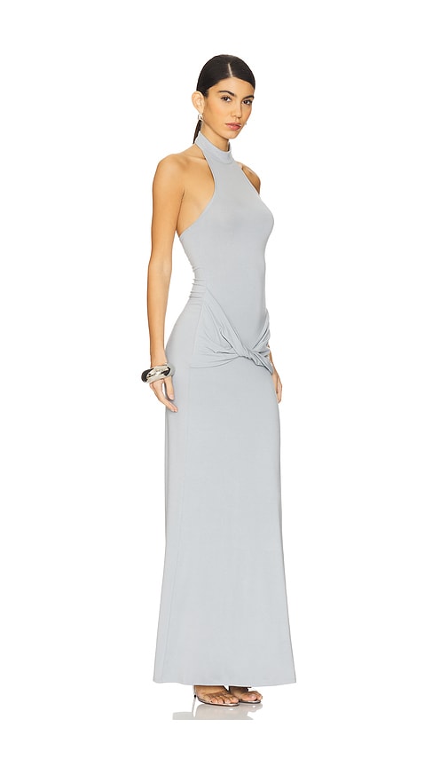 Superdown Lilliana Maxi Dress In Light Grey