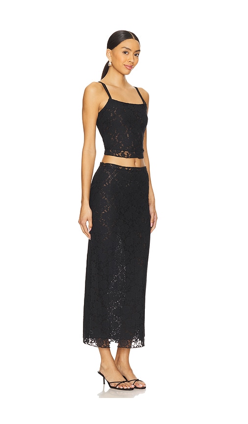 Superdown Amalie Skirt Set In 黑色