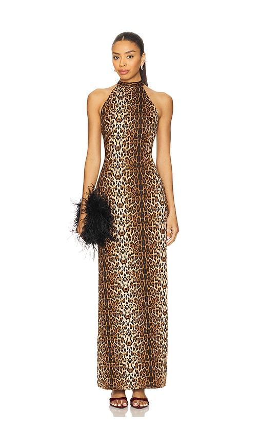 Vashti Maxi Dress in Brown. - size L (also in M, S, XL, XS, XXS) - superdown - Modalova