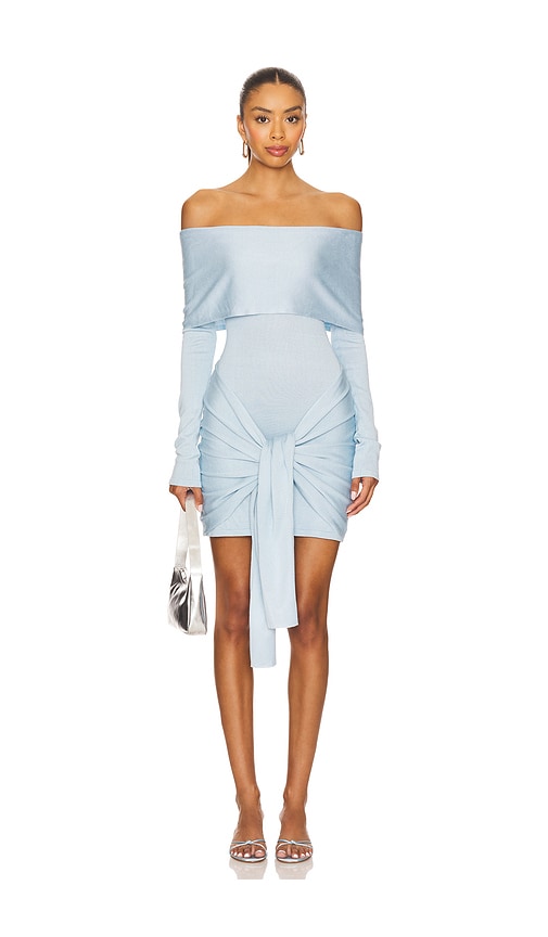 Superdown X Yhasmina Ferrara Theresa Mini Dress In Blue