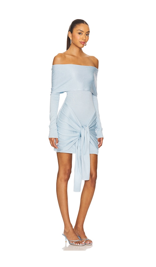Superdown X Yhasmina Ferrara Theresa Mini Dress In Blue