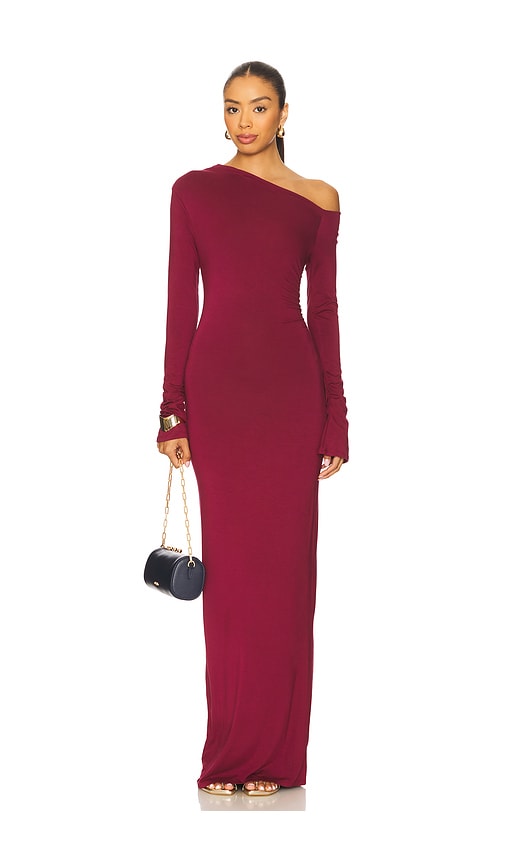 Advice Maxi Dress in Burgundy. - size L (also in M, S, XL, XS) - superdown - Modalova