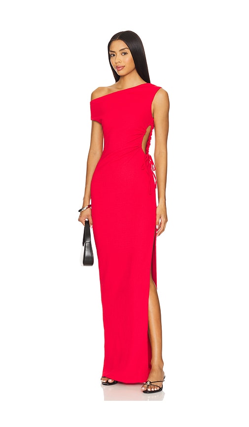 Amber Maxi Dress in Red. - size XS (also in L, M, S, XL, XXS)