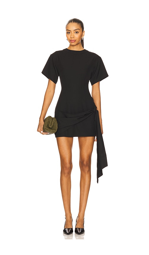 superdown Kirana Wrap Front Dress In Black