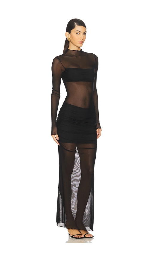 Superdown Elysha Maxi Dress In Black