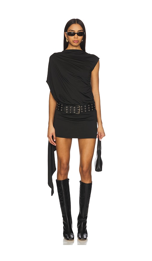 Superdown Joan Mini Dress In Black