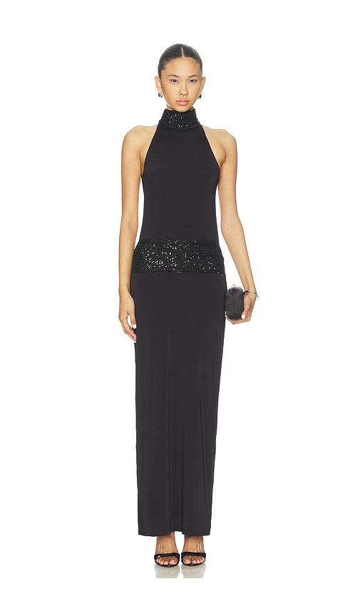 Superdown Sabriana Gown In Black