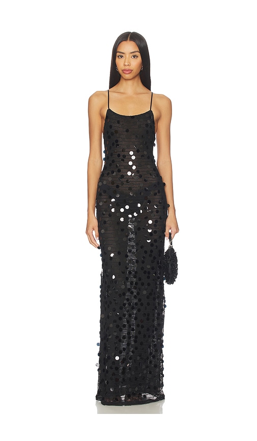 princess polly baby blue dress Black Sequin Dresses main image 0