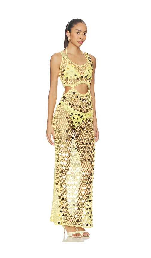  Superdown Elena Maxi Dress In Lemon. Size Xs. Also In S, M, L. 