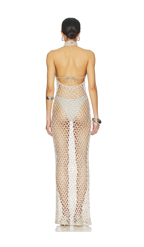  Superdown Maxi Chenoa In Metallic Silver. Größe Xs. Also In S, M, L. 