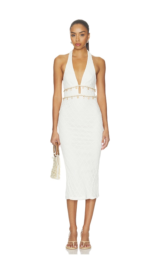 jillian asymmetric midi dress superdown Jillian Asymmetric Midi Dress in Unknown 4% Off