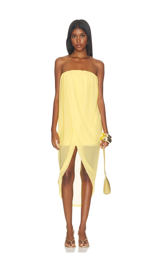 Ellis Strapless Midi Dress