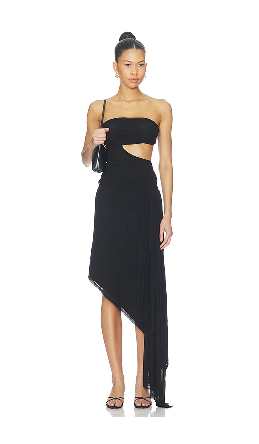 Janae Strapless Midi Dress