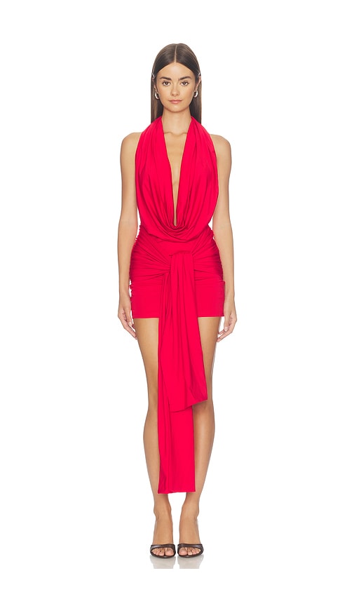 X Hannah Lizzy Arwen Mini Dress by superdown in Red