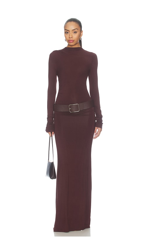 Gabrielle Maxi Dress by superdown in Brown