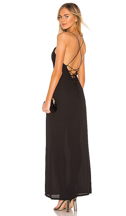 revolve black maxi dress