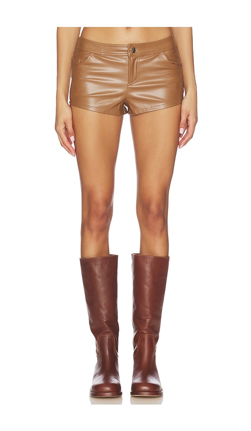 Gianna Faux Leather Shorts