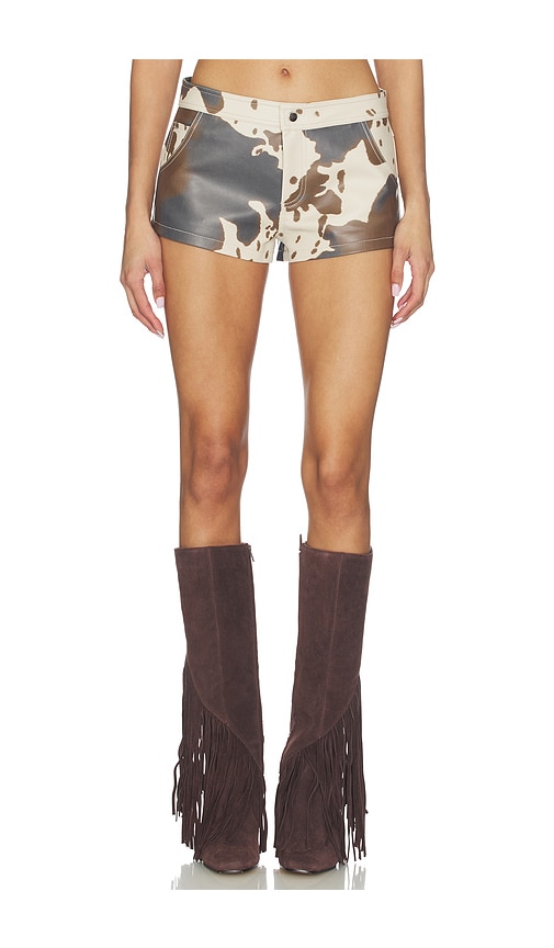 Clara Cow Print Short