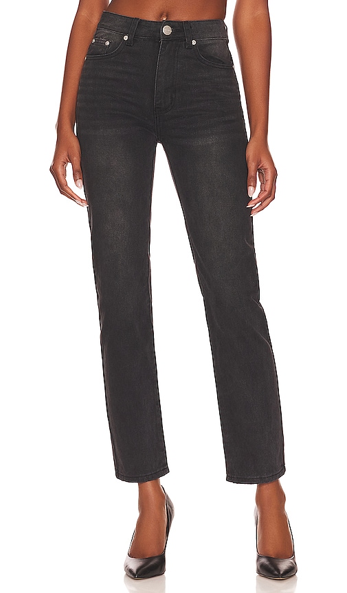 superdown Rowan Mid Rise Jean in Black REVOLVE