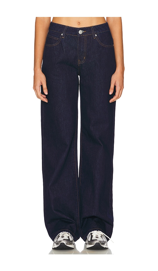 Shop Superdown Laya Baggy Jean In Blue