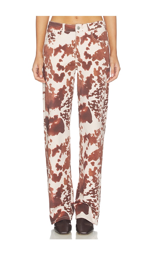 Lile Cow Print Jean