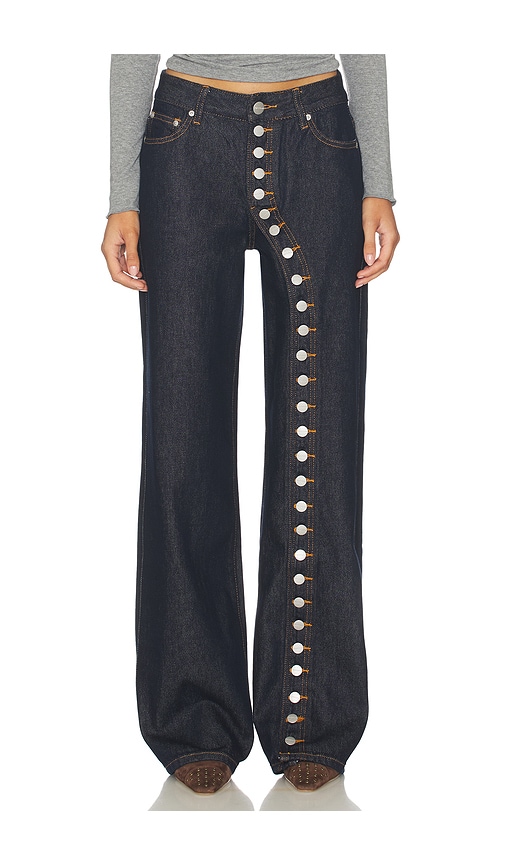 Superdown Emmett Button Jean In Blue