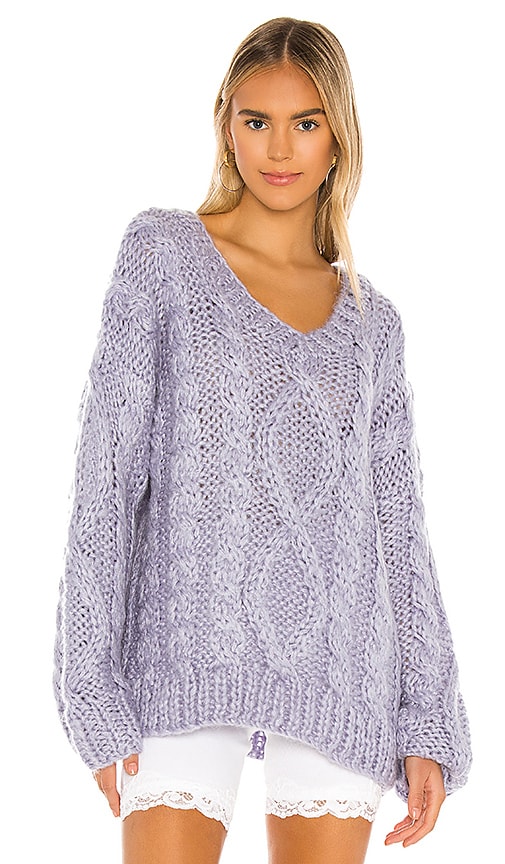 lavender purple sweater