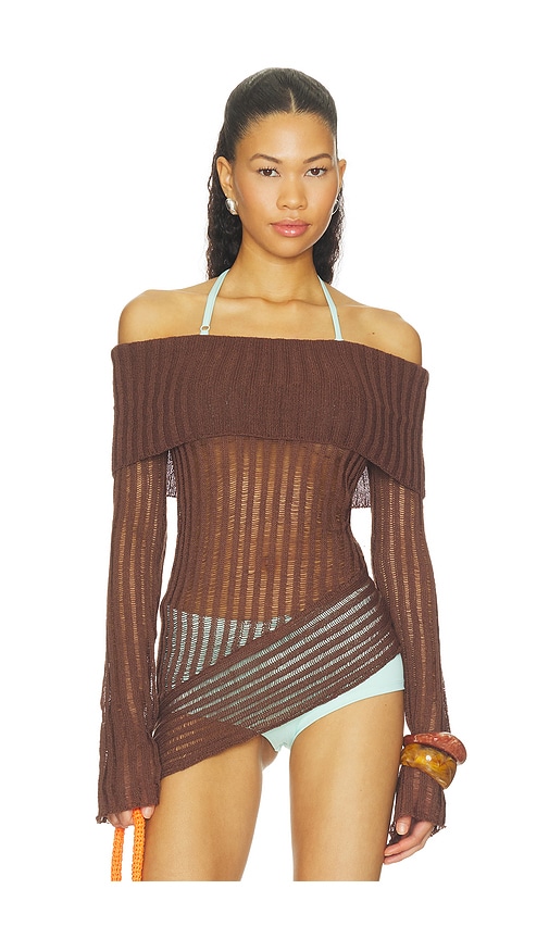 Superdown Tawny Sweater In Brown