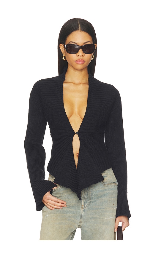 Elyssa Sweater by superdown in Black