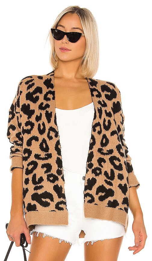 leopard sweater jacket