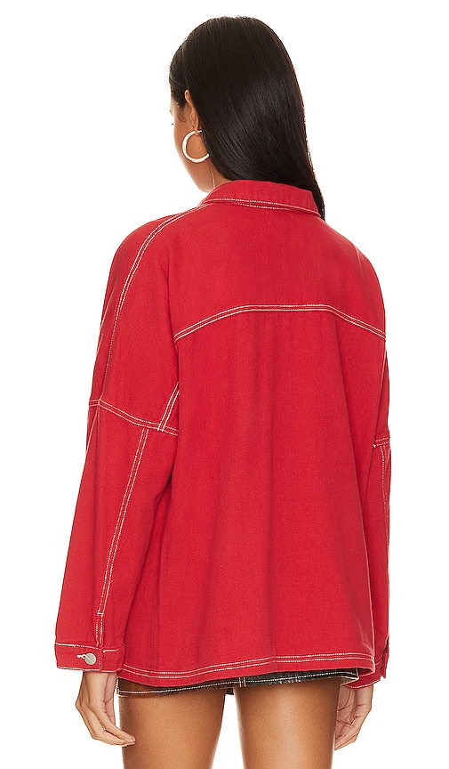  Superdown Jacke Davey In Red. Größe S. Also In Xxs, Xs, M, L. 