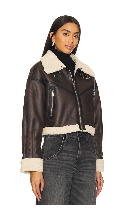  Superdown Jacke Amelia In Brown. Größe S. Also In Xs, Xxs, M, L. 