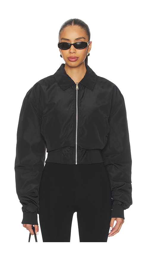 Superdown Mallory Bomber Jacket In Black