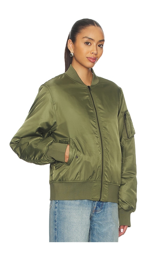 Superdown Monica Bomber Jacket In Green