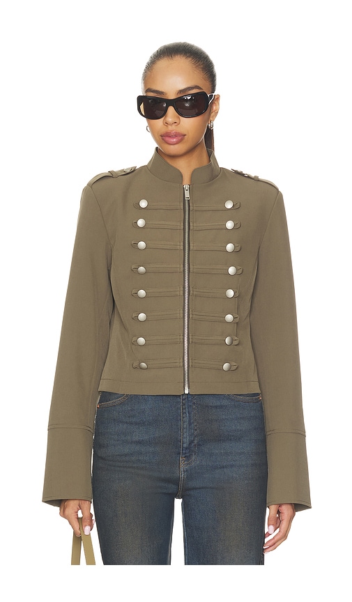 Elise Military Jacket by superdown in Olive