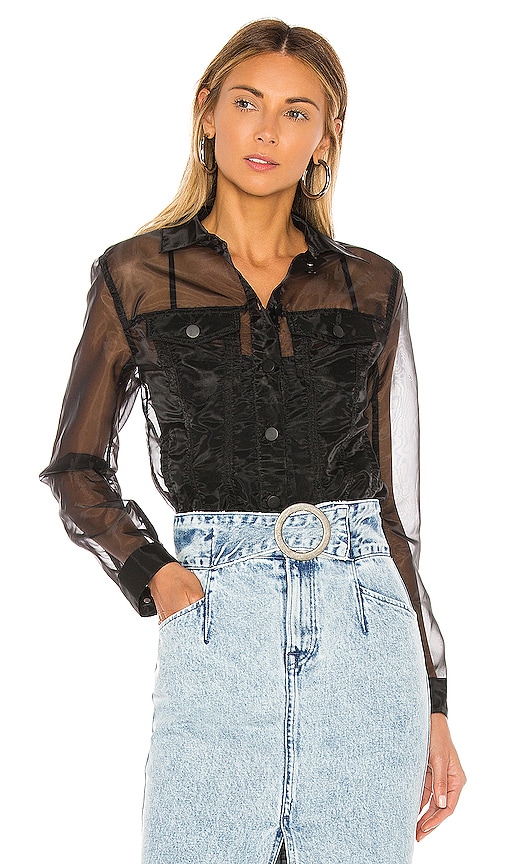 Emori Organza Trucker Jacket