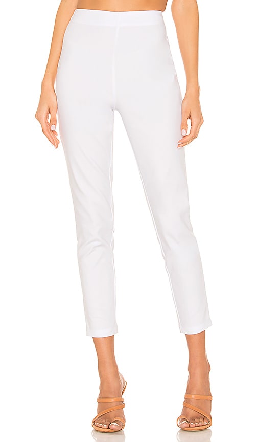 superdown Maisie Zip Back Skinny Pants in White | REVOLVE