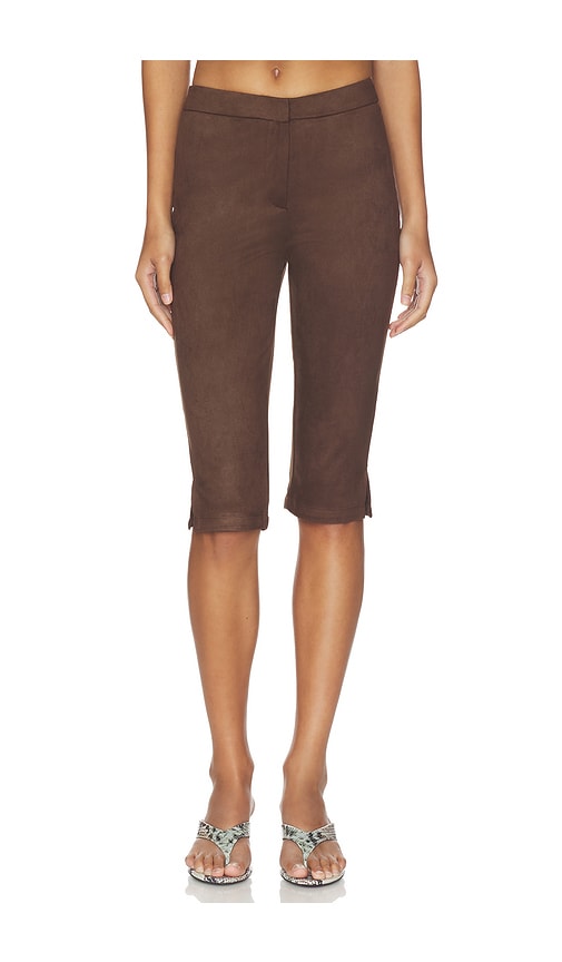 Ayla Faux Suede Capri