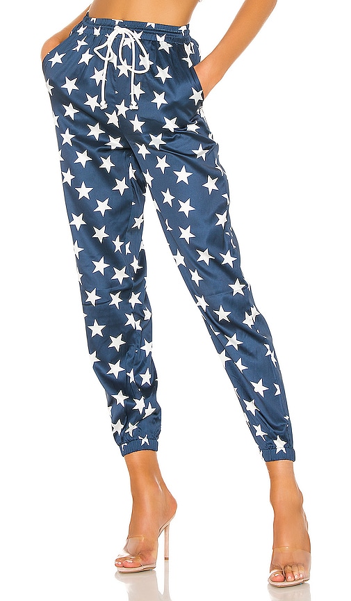 Miranda Track Pant in Blue. - size XL (also in L, M, S, XS, XXS)