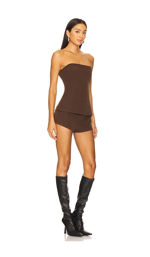 Superdown Daija Short Set In Brown