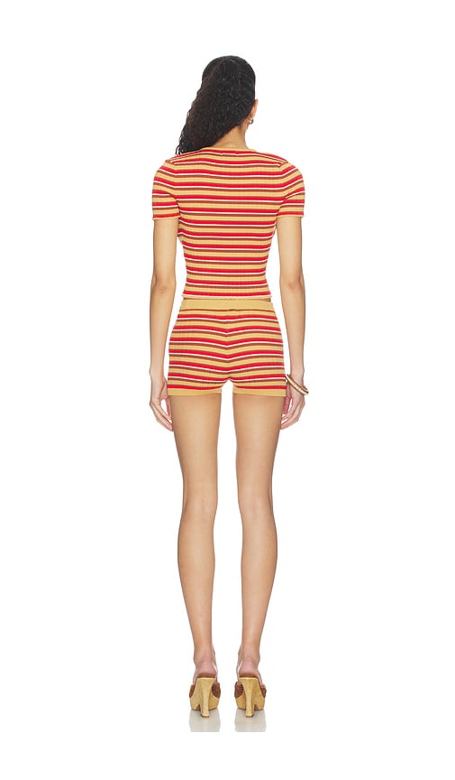 Superdown Rumera Knit Short Set In Multi