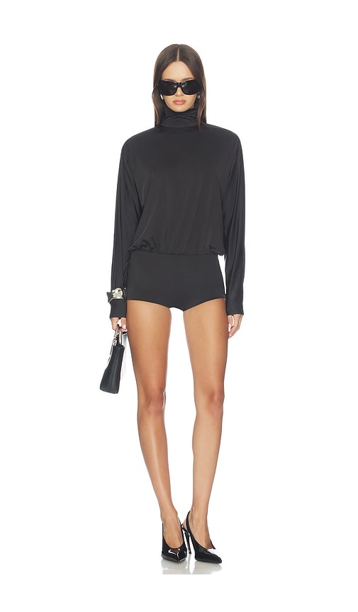 Superdown Holden Open Back Romper In Black
