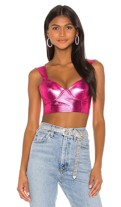 bustier top pink