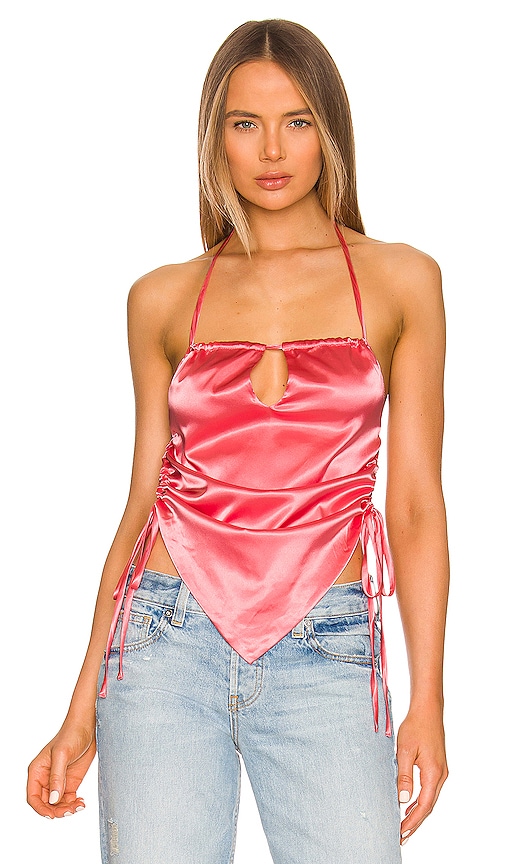 superdown Catalina Strappy Cami Top in Peach